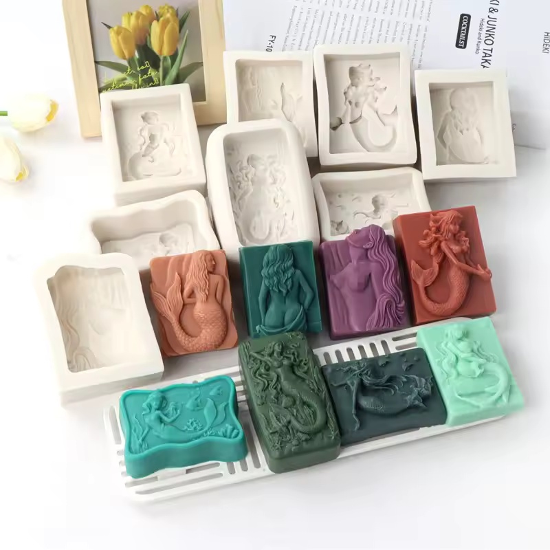 Candle Making Supplies For Beginners - Cetakan Lilin Putri Duyung 3D Gaya