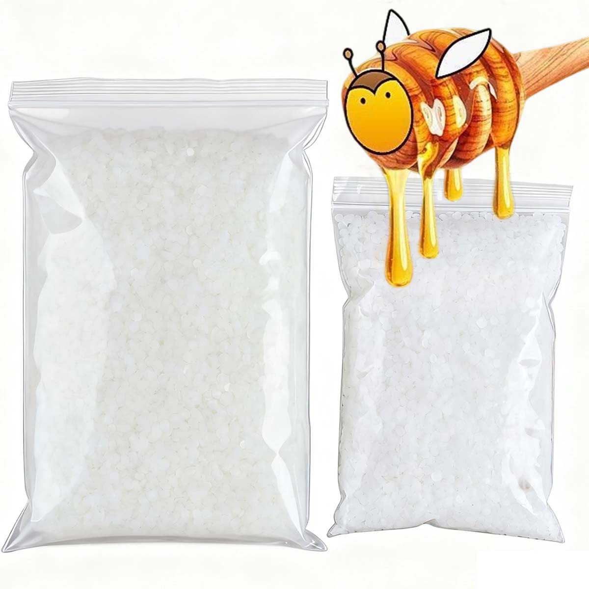 200g-1000g Lilin Lebah Putih M - Candle Making Supplies For Beginners ulasan dan harga